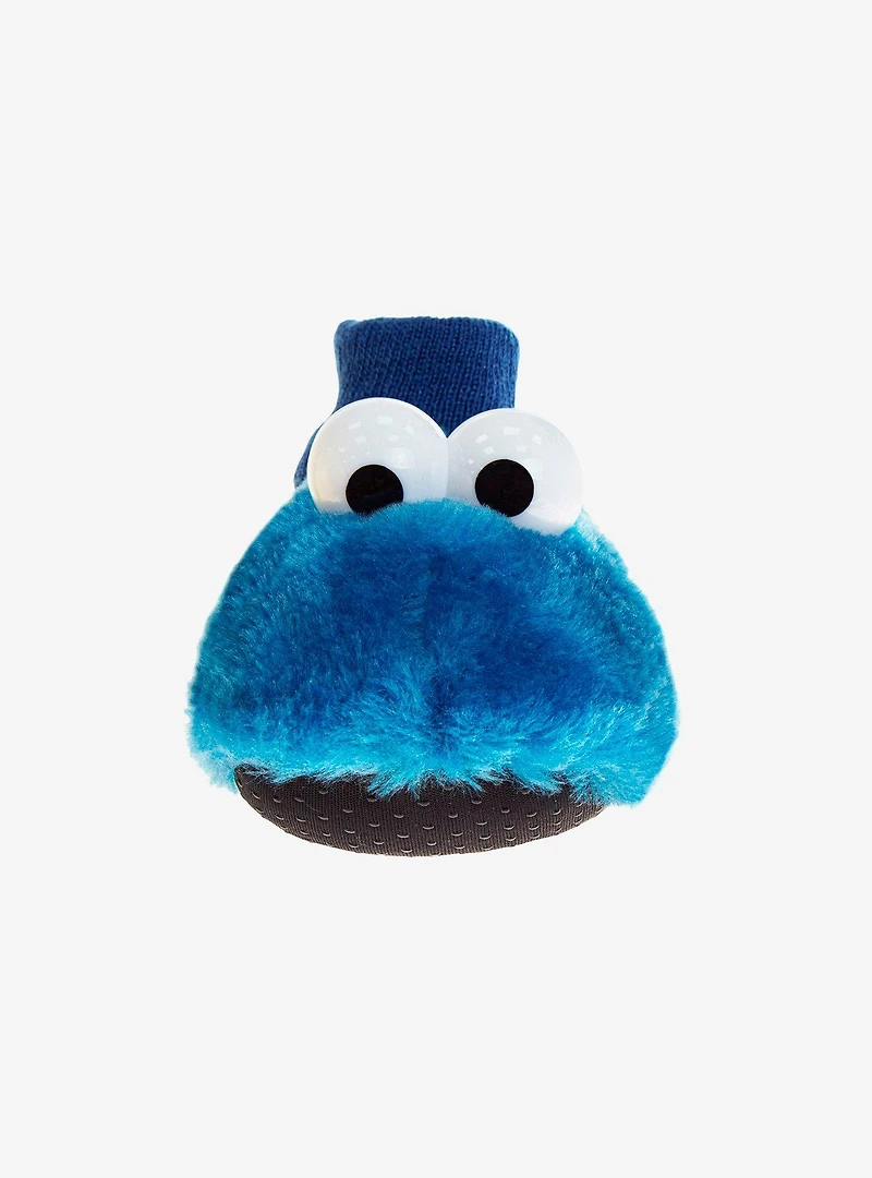 Sesame Street Happy Cookie Monster Toddler & Kids Slippers