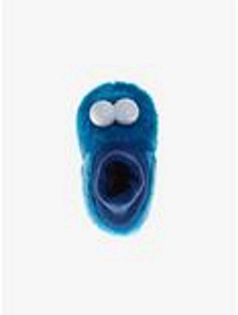 Sesame Street Happy Cookie Monster Toddler & Kids Slippers