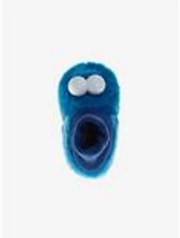 Sesame Street Happy Cookie Monster Toddler & Kids Slippers