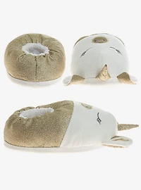 Gold Unicorn Girls Comfy Slippers