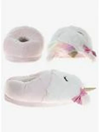 Pink Unicorn Girls Comfy Slippers