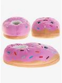 Pink Doughnut Girls Comfy Slippers