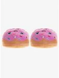 Pink Doughnut Girls Comfy Slippers