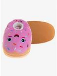 Pink Doughnut Girls Comfy Slippers