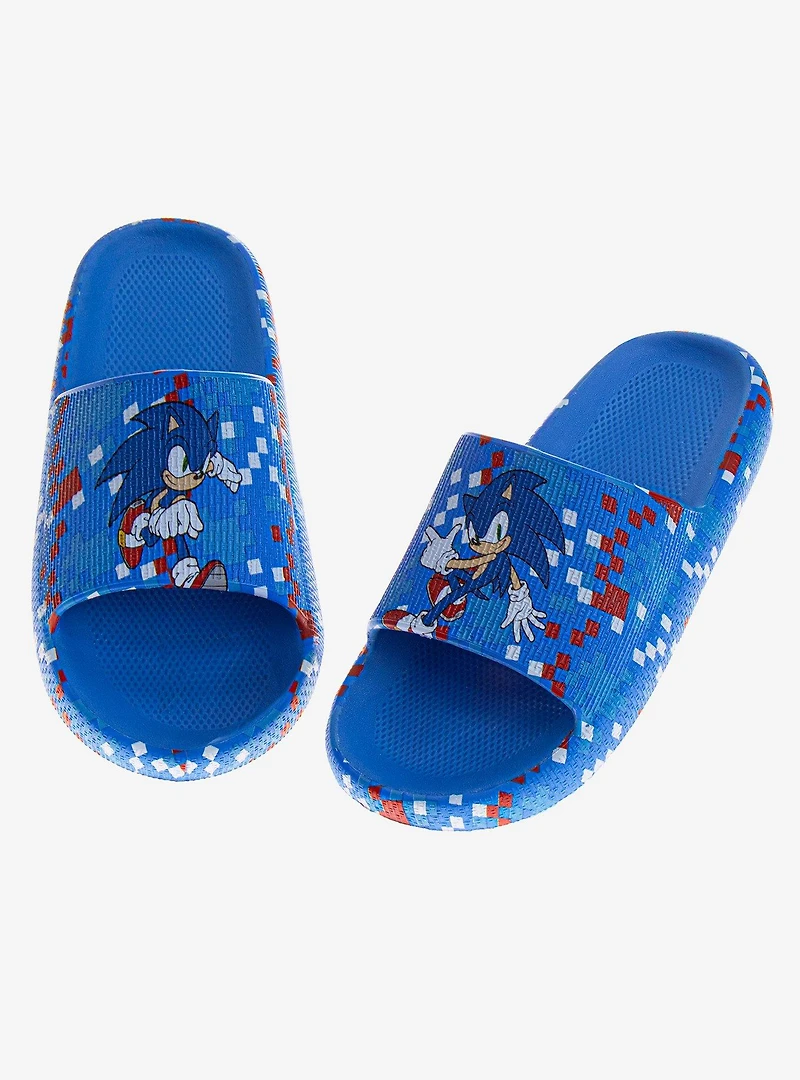 Sonic The Hedgehog Boys Slip-On Slides