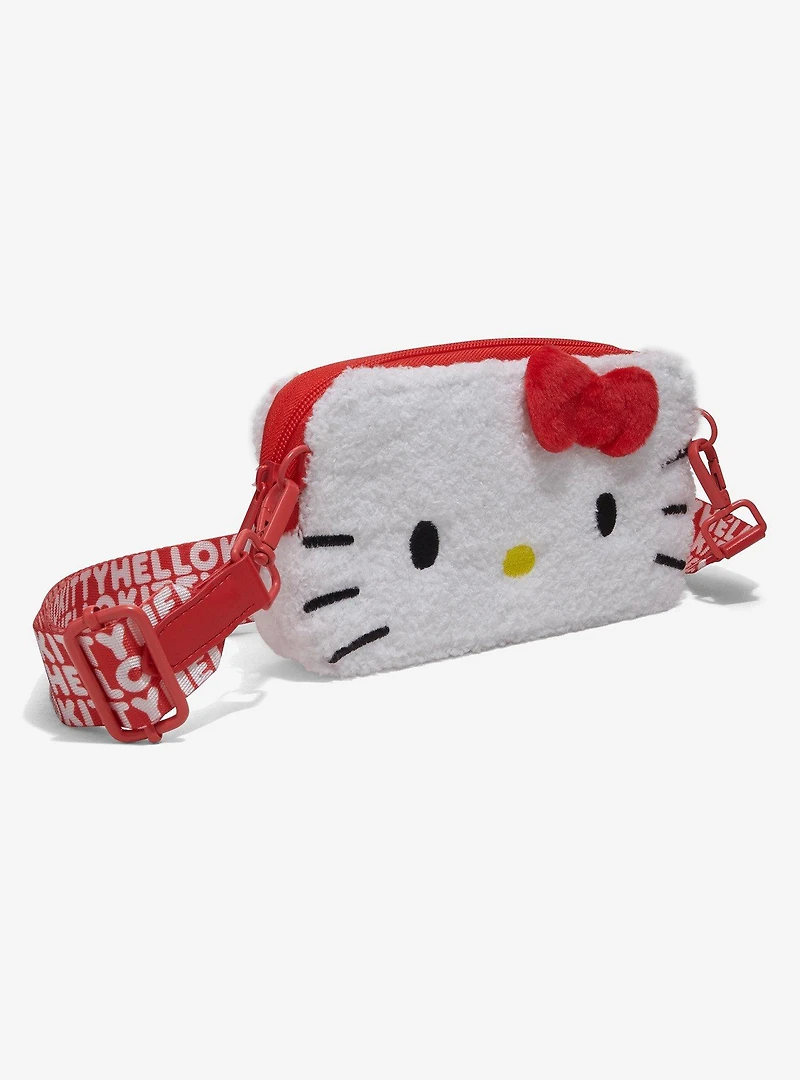 Sonix Sanrio Hello Kitty Plush Wallet & Phone Holder Crossbody Bag