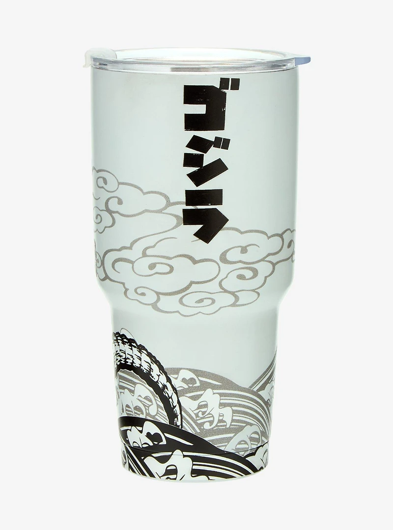 Godzilla Ink Portrait Travel Mug — BoxLunch Exclusive