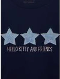 Sanrio Hello Kitty and Friends Denim Stars Women's Cropped T-Shirt - BoxLunch Exclusive