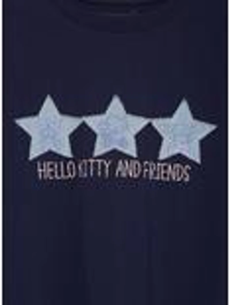 Sanrio Hello Kitty and Friends Denim Stars Women's Plus Cropped T-Shirt - BoxLunch Exclusive