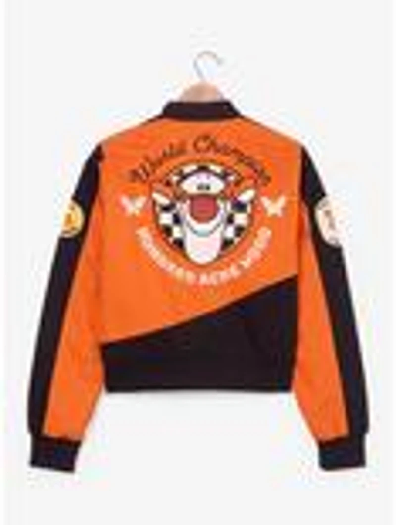 Disney Winnie the Pooh Tigger Icons Women's Cropped Moto Jacket — BoxLunch Exclusive