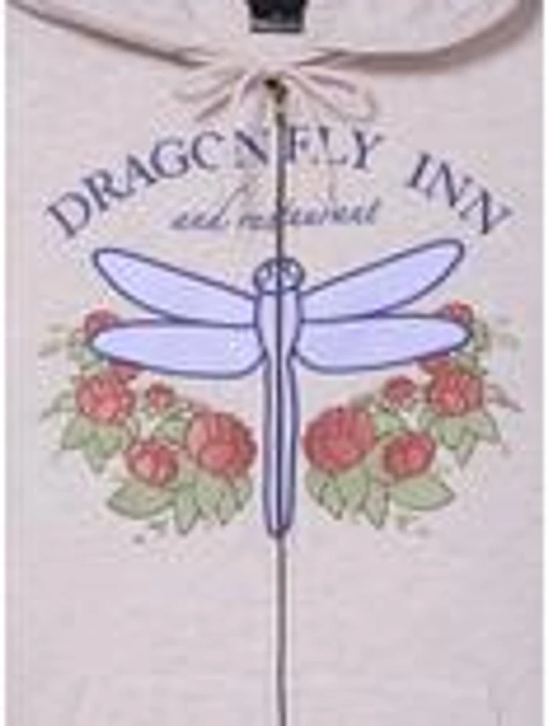 Gilmore Girls Dragonfly Inn Embroidered Women's Zippered Hoodie - BoxLunch Exclusive