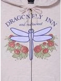 Gilmore Girls Dragonfly Inn Embroidered Women's Zippered Hoodie - BoxLunch Exclusive