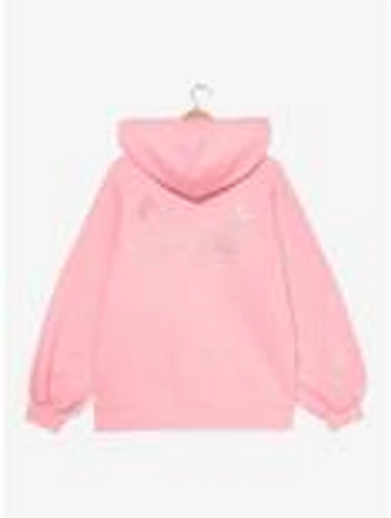 Wicked Glinda Rhinestone Ruffle Women's Plus Zippered Hoodie - BoxLunch Exclusive