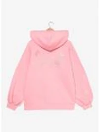 Wicked Glinda Rhinestone Ruffle Women's Plus Zippered Hoodie - BoxLunch Exclusive