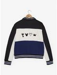 Disney Kingdom Hearts Women's Quarter Zip Crewneck - BoxLunch Exclusive