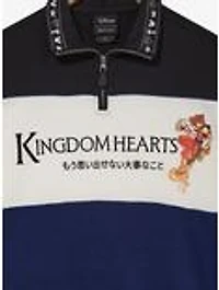 Disney Kingdom Hearts Women's Quarter Zip Crewneck - BoxLunch Exclusive