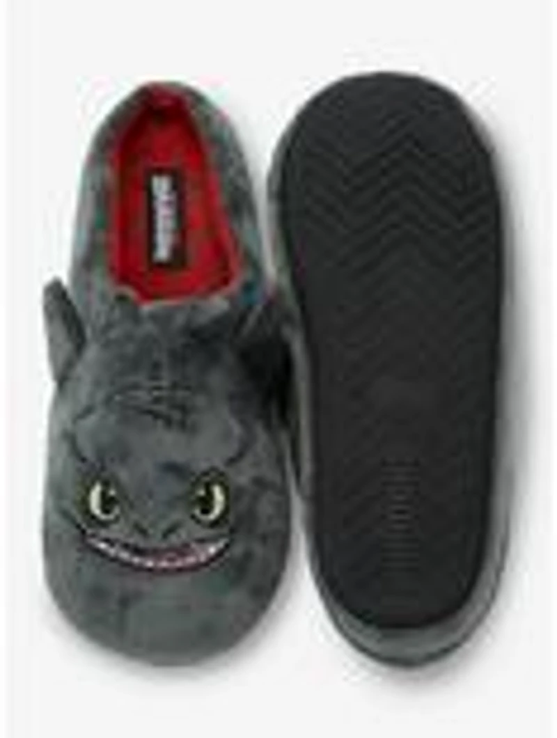 DreamWorks How to Train Your Dragon Toothless Figural Slippers — BoxLunch Exclusive