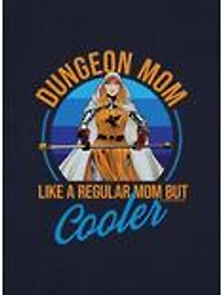 Dungeons & Dragons Dungeon Mom Cap Sleeve Baby Rib Women's Crop Top