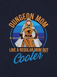 Dungeons & Dragons Dungeon Mom Cap Sleeve Baby Rib Women's Crop Top
