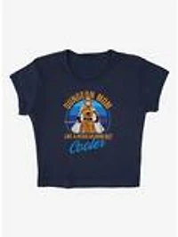 Dungeons & Dragons Dungeon Mom Cap Sleeve Baby Rib Women's Crop Top