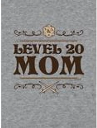 Dungeons & Dragons Level 20 Mom Cap Sleeve Baby Rib Women's Crop Top