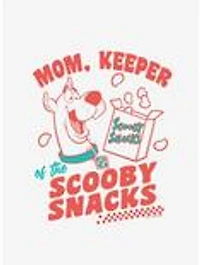 Scooby-Doo! Mom Keeper Scooby Snacks Cap Sleeve Baby Rib Women's Crop Top
