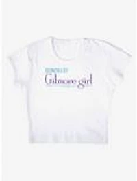 Gilmore Girls Honorary Girl Cap Sleeve Baby Rib Women's Crop Top