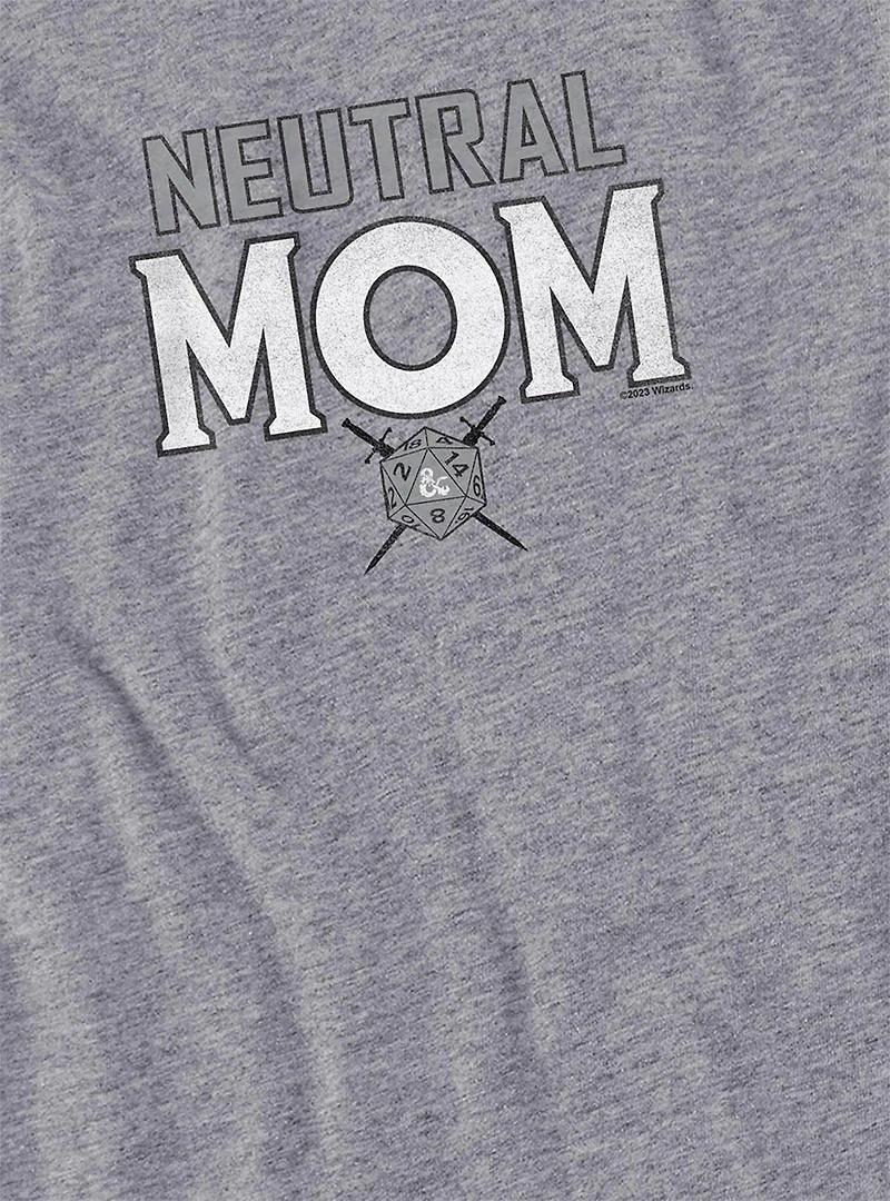 Dungeons & Dragons Neutral Mom Women's Crop Top T-Shirt