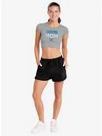 Dungeons & Dragons Lawful Mom Cap Sleeve Baby Rib Women's Crop Top