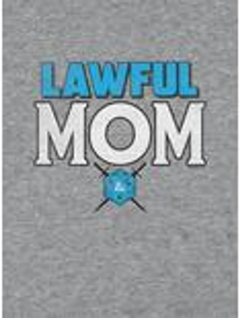 Dungeons & Dragons Lawful Mom Cap Sleeve Baby Rib Women's Crop Top