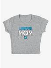 Dungeons & Dragons Lawful Mom Cap Sleeve Baby Rib Women's Crop Top