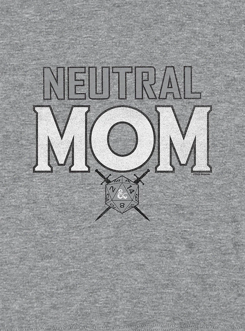 Dungeons & Dragons Neutral Mom Cap Sleeve Baby Rib Women's Crop Top
