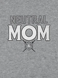 Dungeons & Dragons Neutral Mom Cap Sleeve Baby Rib Women's Crop Top