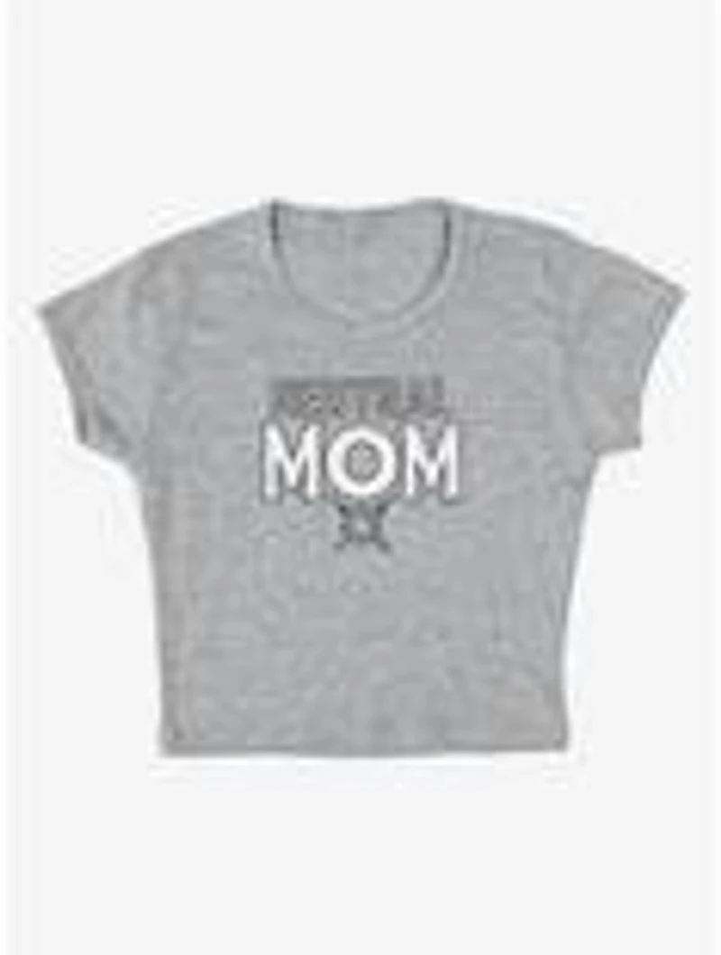 Dungeons & Dragons Neutral Mom Cap Sleeve Baby Rib Women's Crop Top