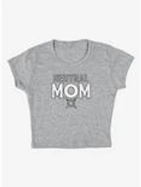 Dungeons & Dragons Neutral Mom Cap Sleeve Baby Rib Women's Crop Top