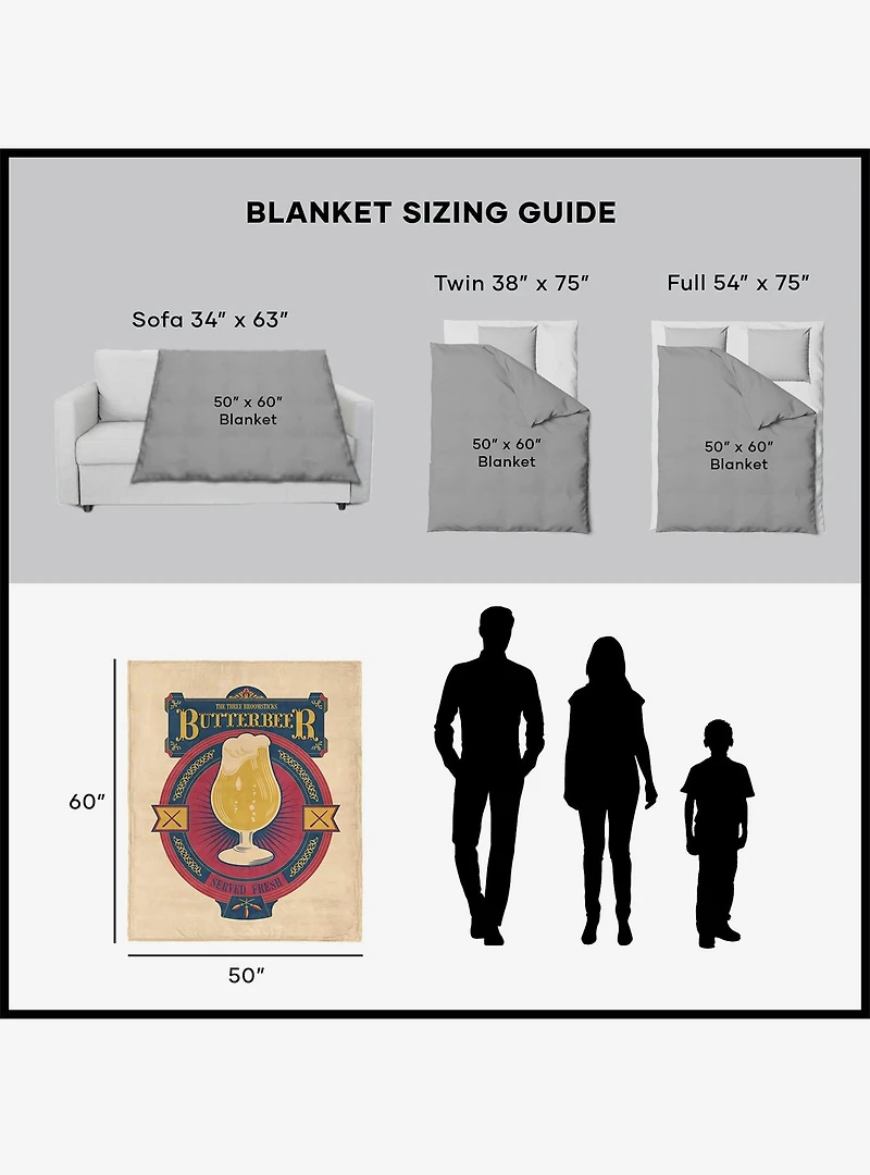 Harry Potter Served Fresh 50x60" Silk Touch Throw Blanket
