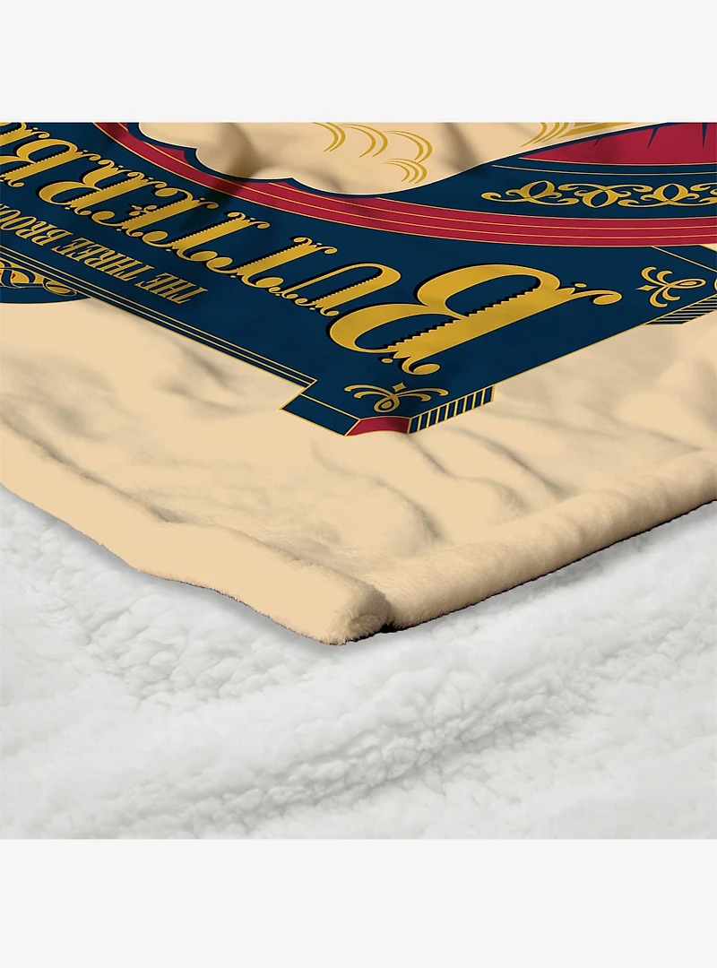 Harry Potter Served Fresh Silk Touch Sherpa Throw Blanket