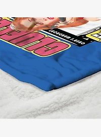 Clueless More Runways Silk Touch Sherpa Throw Blanket