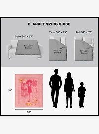 Clueless Totally Clueless Silk Touch Sherpa Throw Blanket