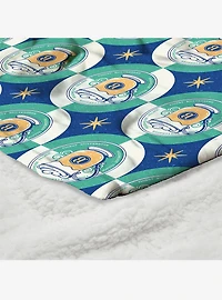 Harry Potter Butterbeer Repeat Silk Touch Sherpa Throw Blanket