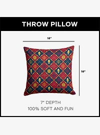 Harry Potter Butterbeer Pattern Throw Pillow