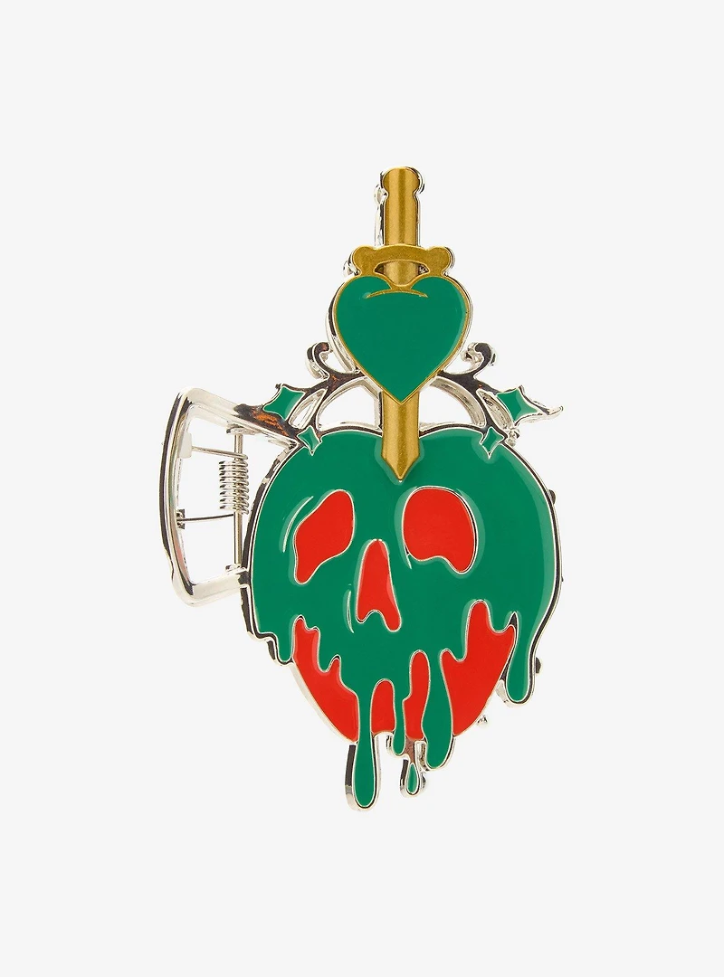 Disney Snow White and the Seven Dwarfs Poison Apple Figural Metal Claw Clip - BoxLunch Exclusive