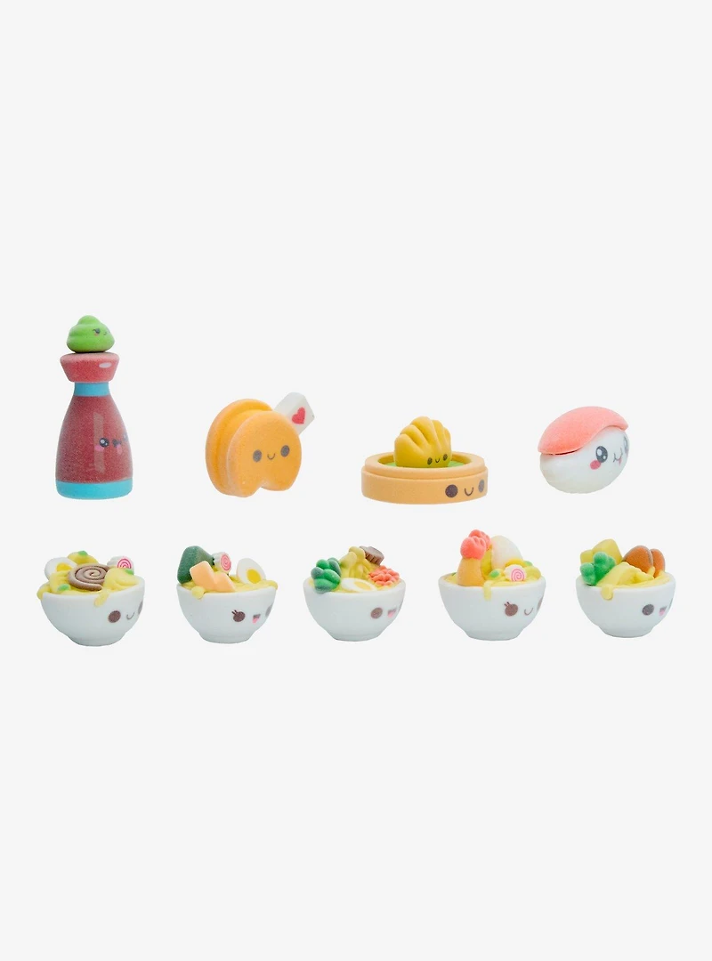 Kawaii Critterz Japanese Food Flocked Blind Bag Figure
