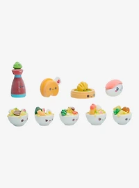 Kawaii Critterz Japanese Food Flocked Blind Bag Figure