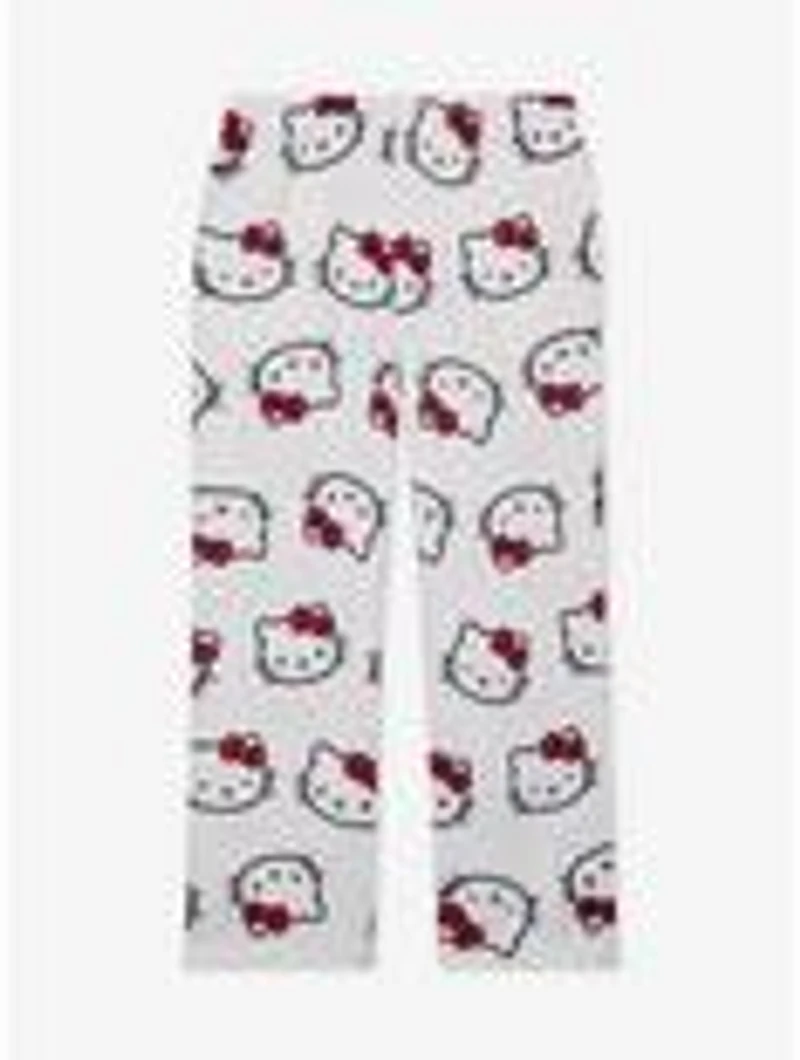 Sanrio Hello Kitty Allover Print Plush Sleep Pants - BoxLunch Exclusive