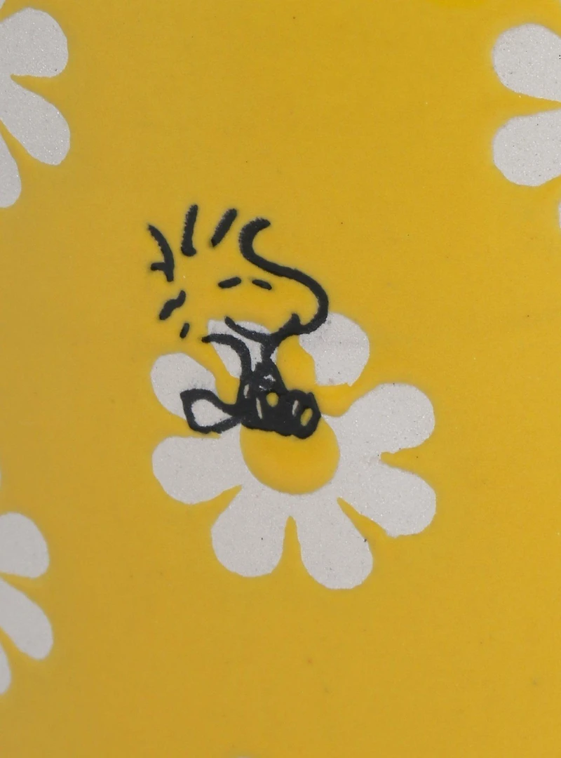 Peanuts Snoopy Daisies Wax Resist Mug