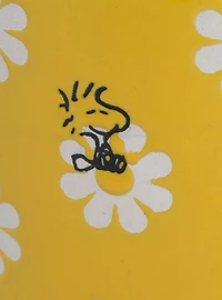 Peanuts Snoopy Daisies Wax Resist Mug
