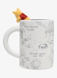 Disney Winnie the Pooh Hundred Acre Wood Map Critter Mug