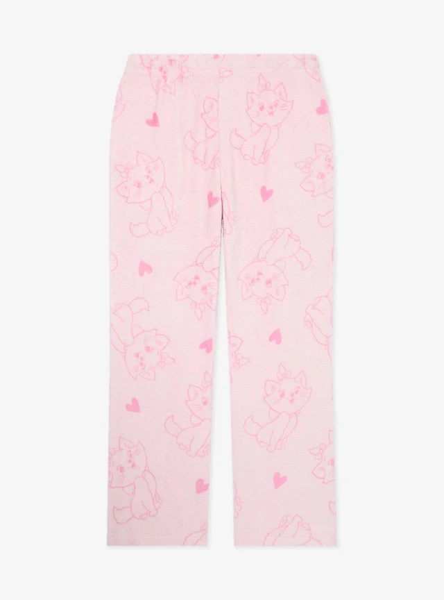 Disney The Aristocats Marie Allover Print Plush Sleep Pants - BoxLunch Exclusive