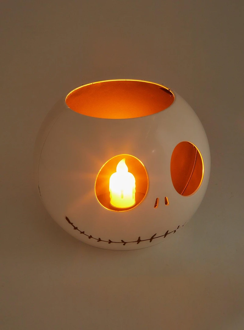 Disney The Nightmare Before Christmas Jack Skellington Skull LED Candle Light